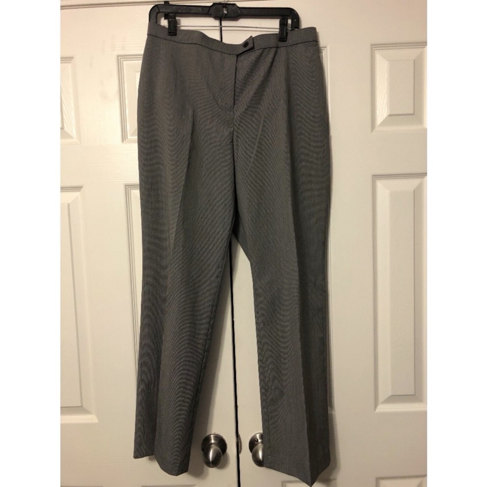 Woman’s business casual pants, 14 petite, black & gray